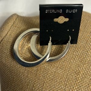 Sterling Silver Hoop Earrings